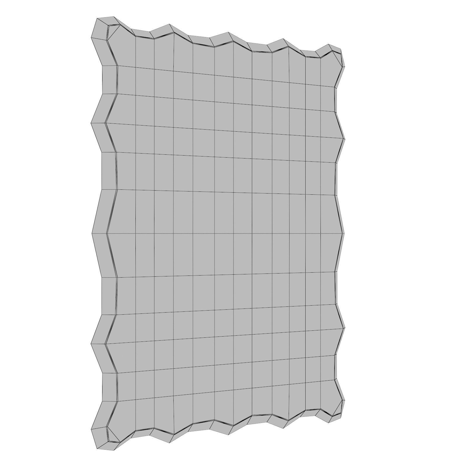 Redcliffe Frameless Wall Mirror WADL2710 3D model_5