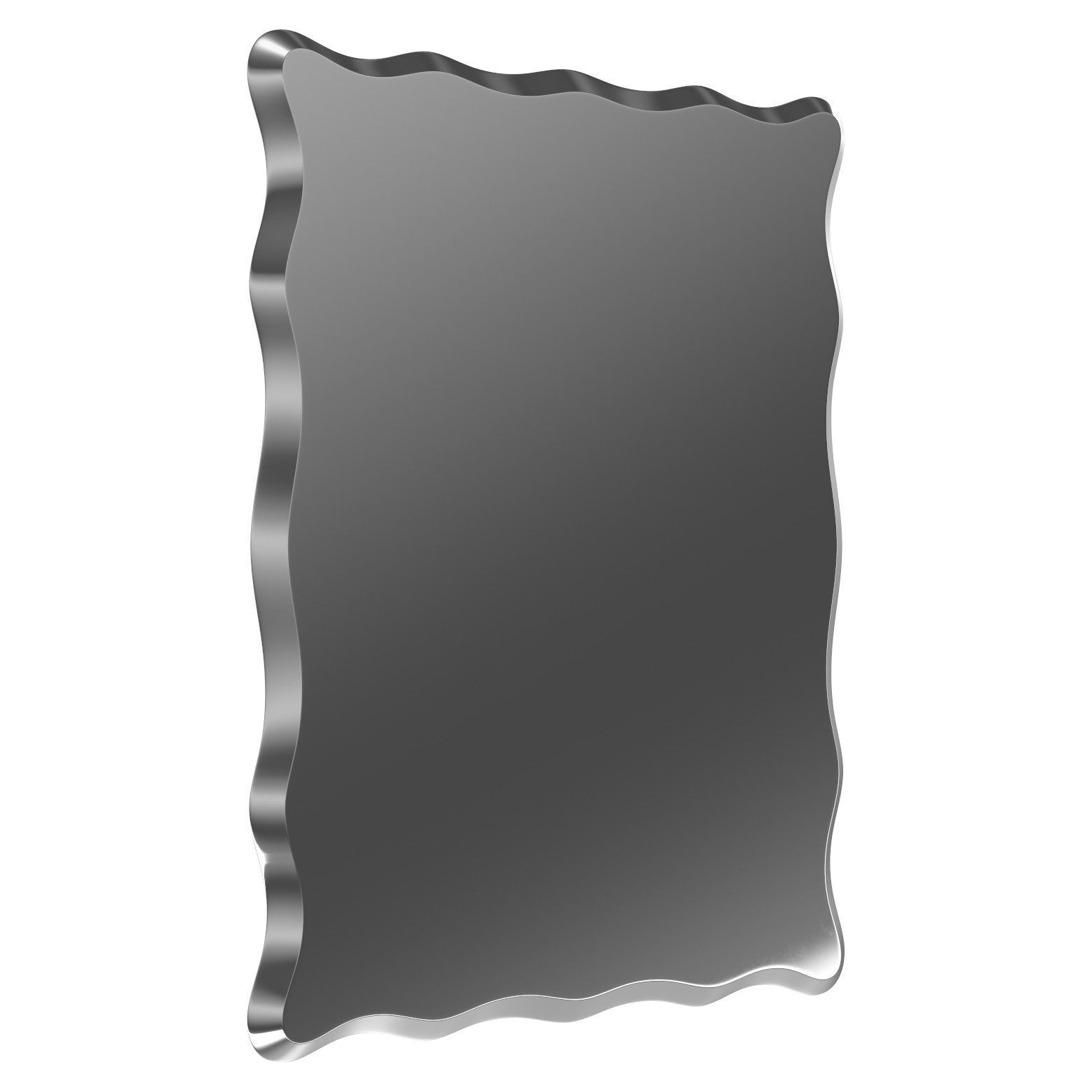Redcliffe Frameless Wall Mirror WADL2710 3D model_1