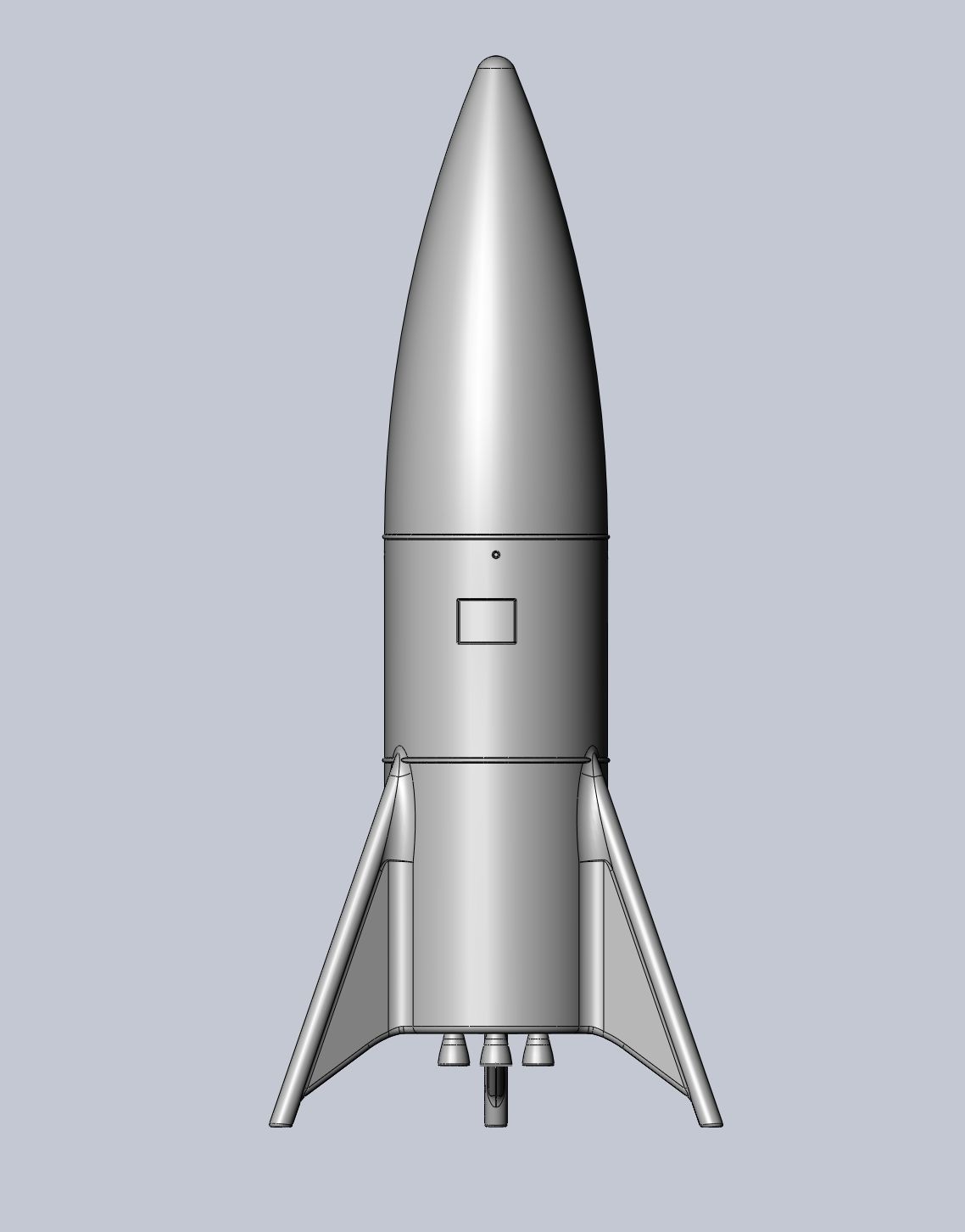 Space-X Starship Hopper Finished Version Printable Model 3D print model_2