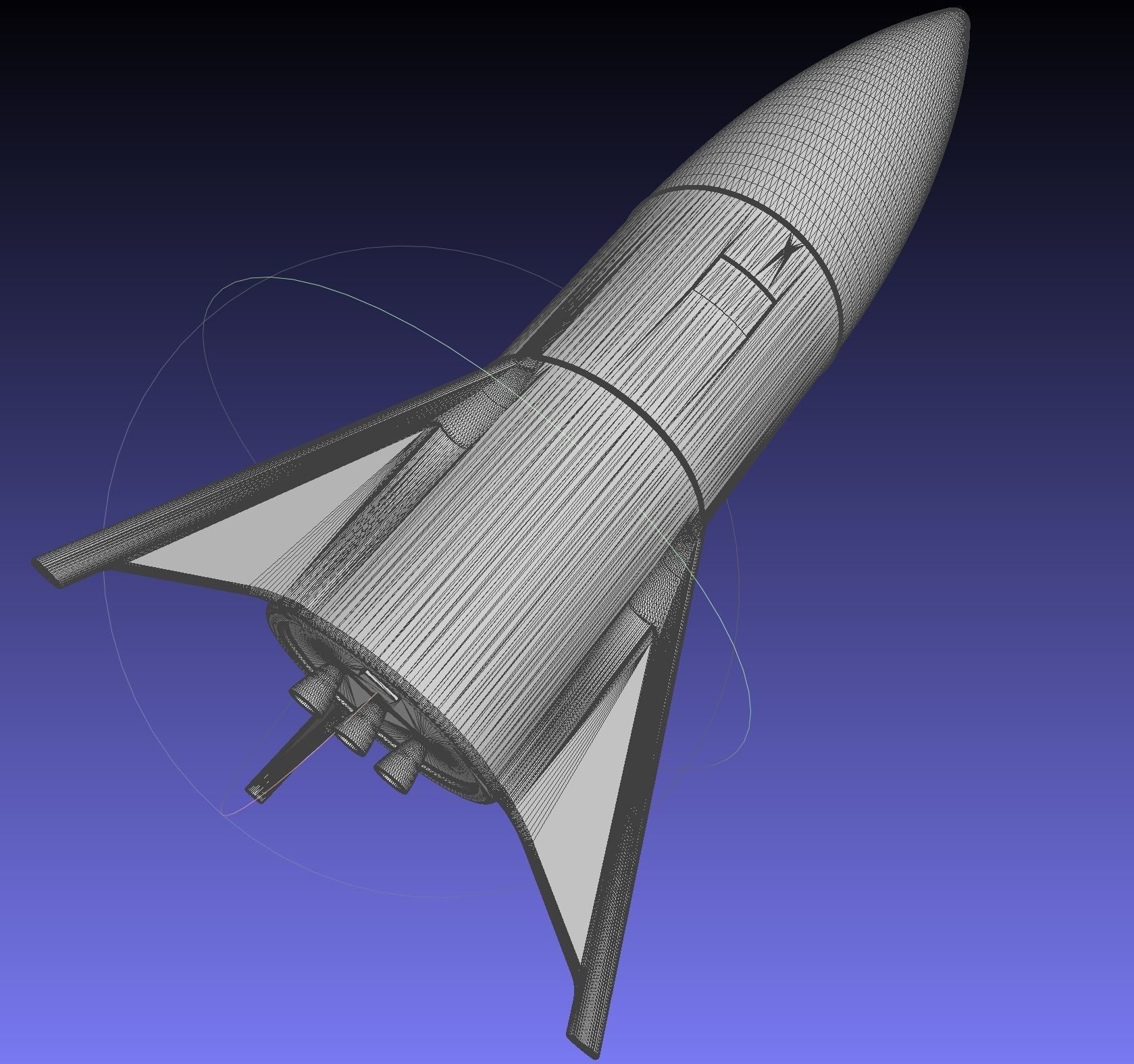 Space-X Starship Hopper Finished Version Printable Model 3D print model_6
