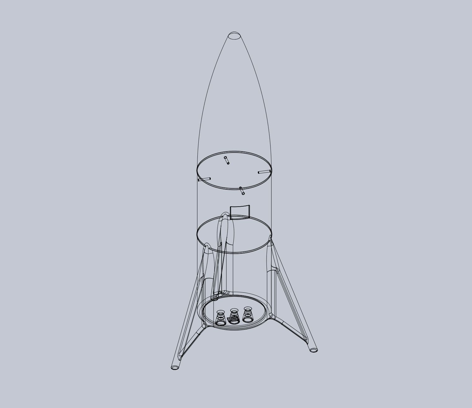Space-X Starship Hopper Finished Version Printable Model 3D print model_4