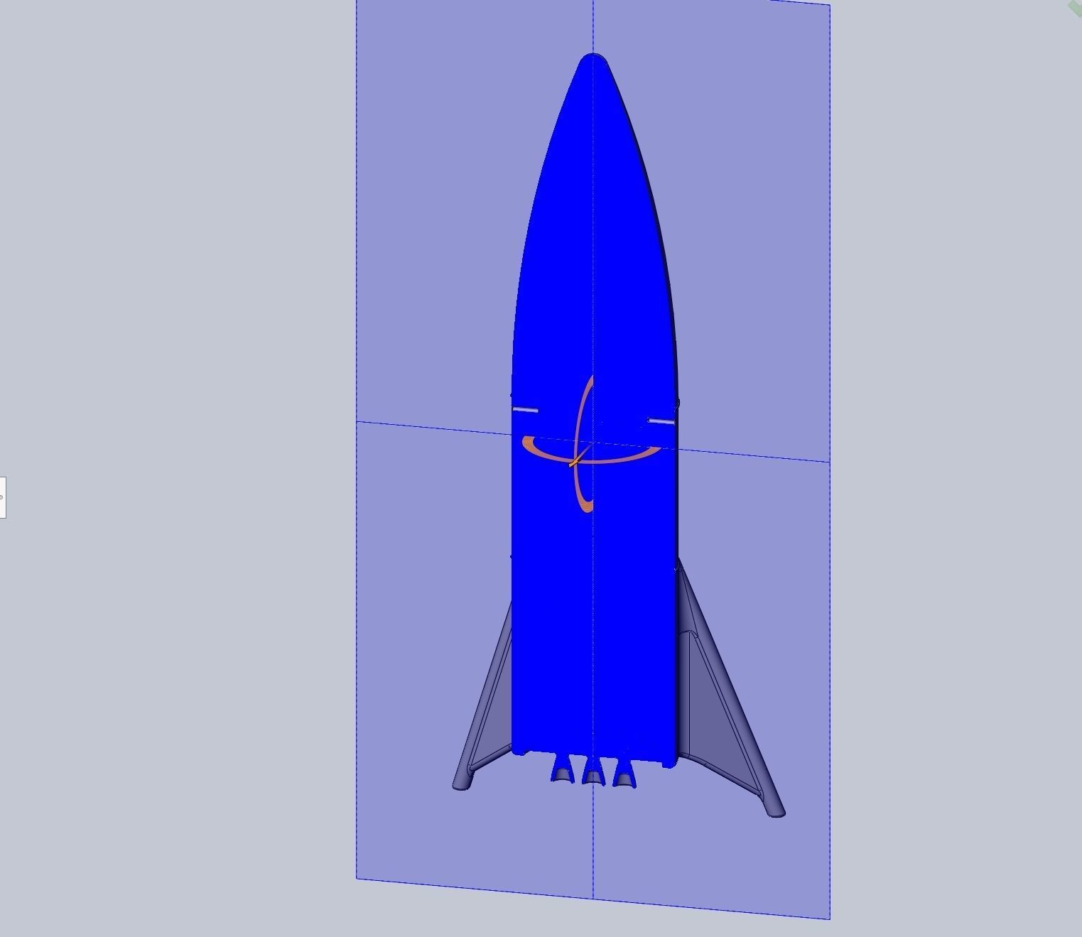 Space-X Starship Hopper Finished Version Printable Model 3D print model_7