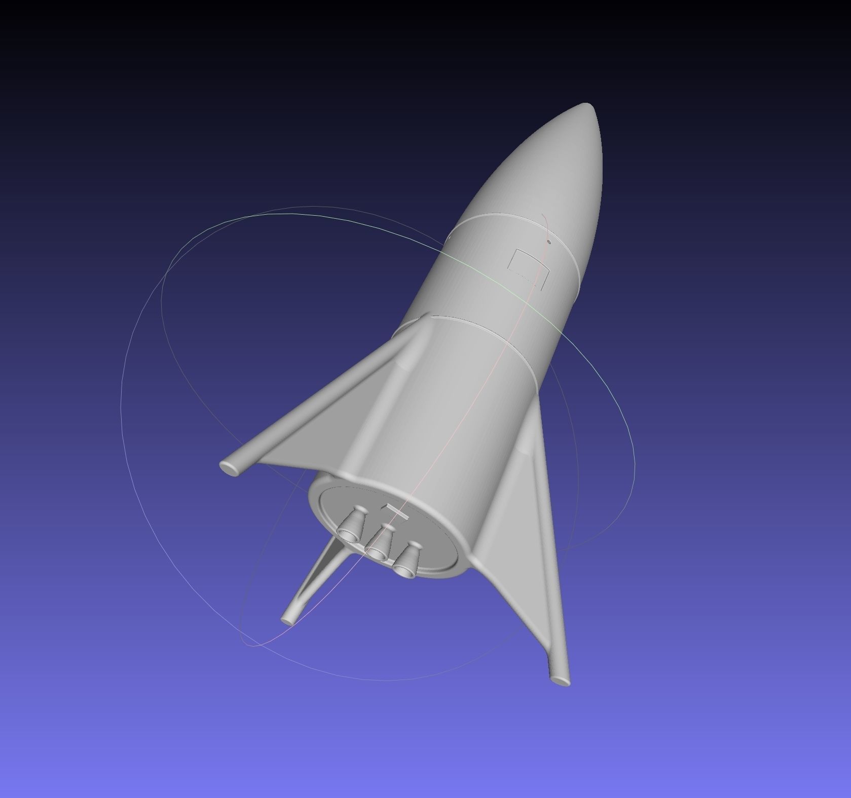 Space-X Starship Hopper Finished Version Printable Model 3D print model_12