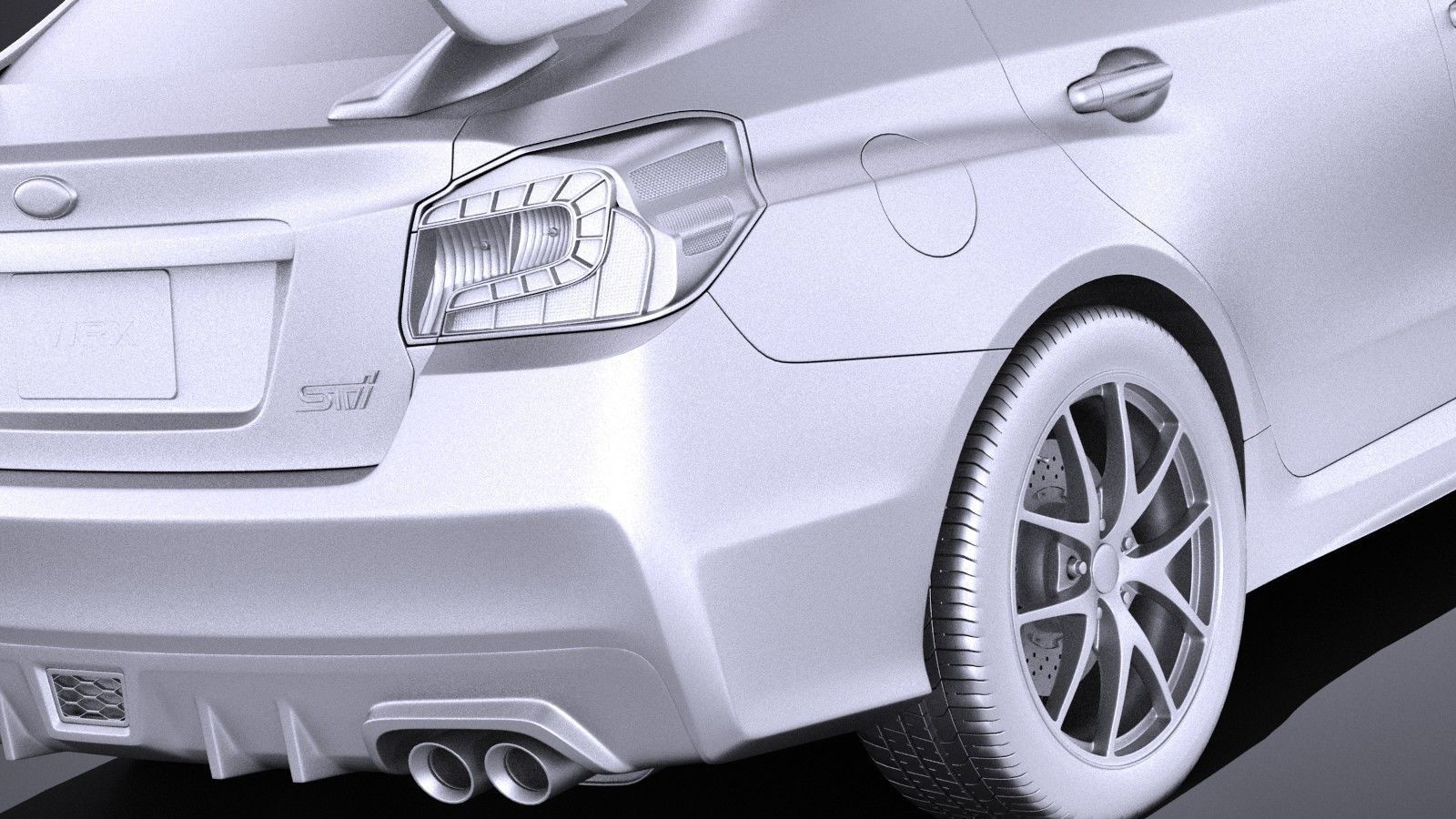 Subaru Impreza WRX STI 2015 VRAY 3D model_10