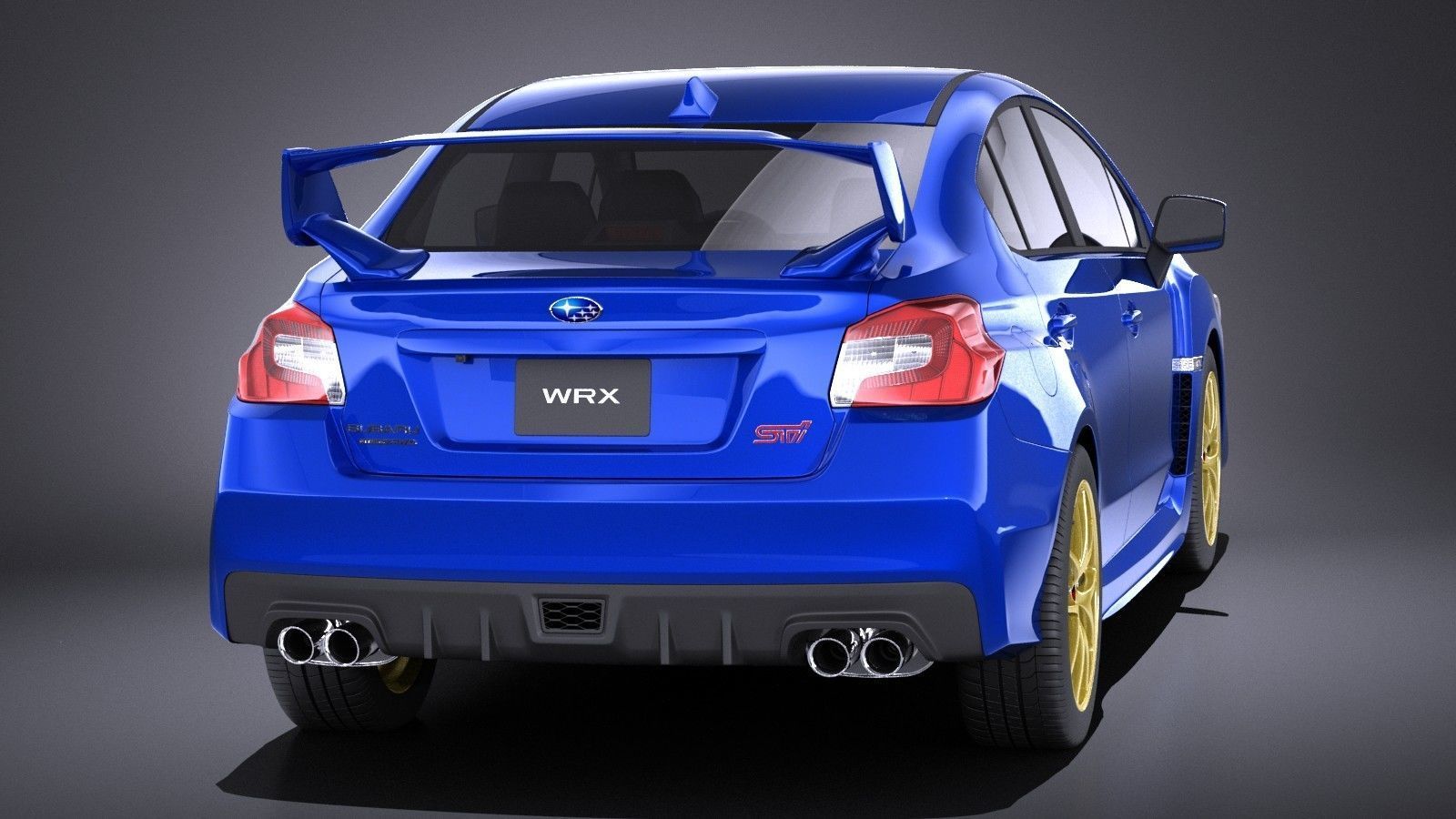 Subaru Impreza WRX STI 2015 VRAY 3D model_4