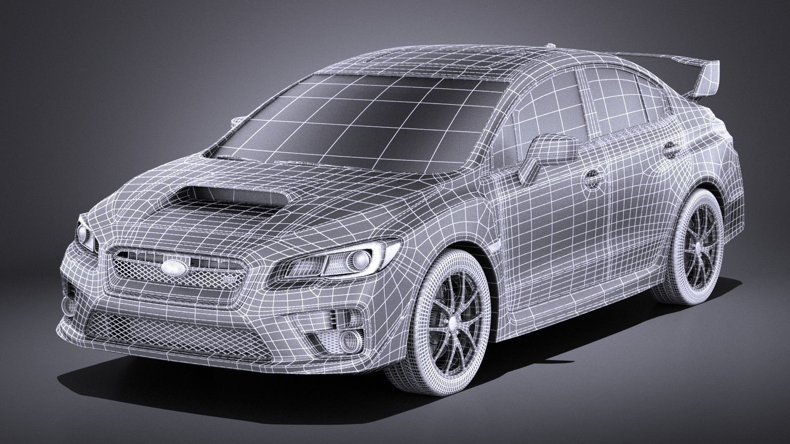 Subaru Impreza WRX STI 2015 VRAY 3D model_14