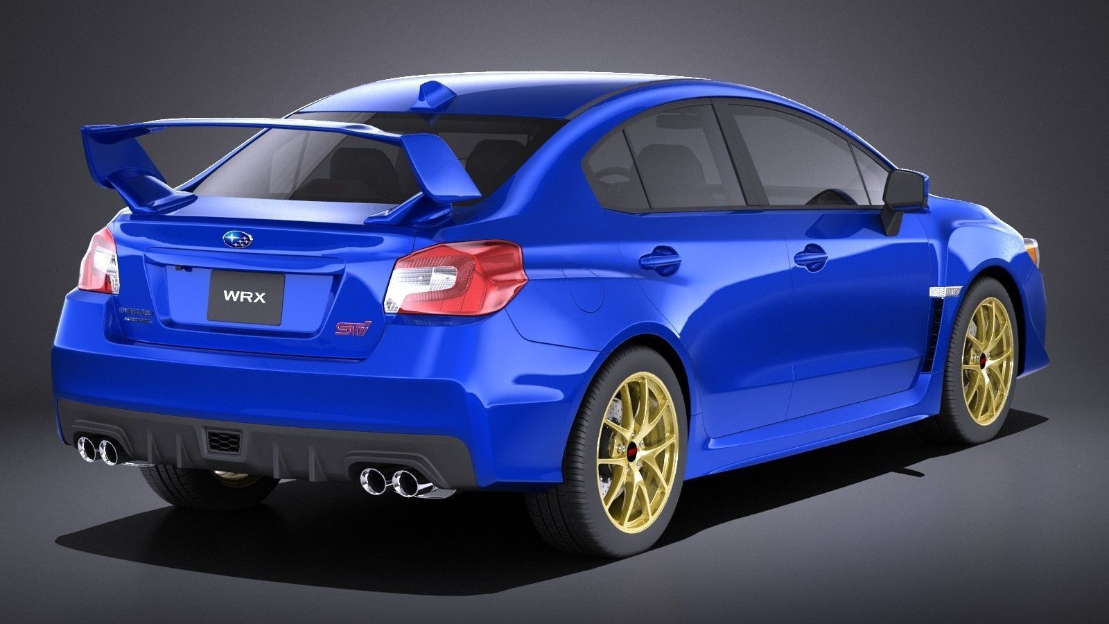 Subaru Impreza WRX STI 2015 VRAY 3D model_5