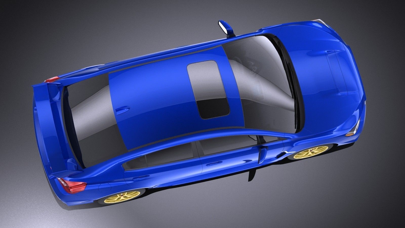 Subaru Impreza WRX STI 2015 VRAY 3D model_7