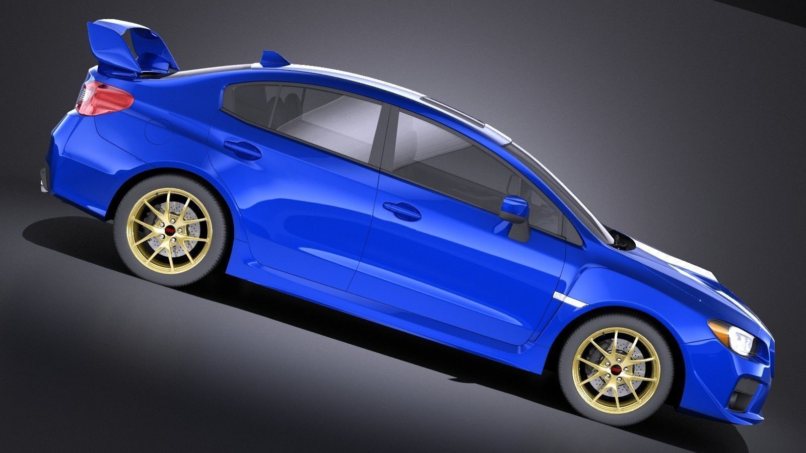Subaru Impreza WRX STI 2015 VRAY 3D model_6