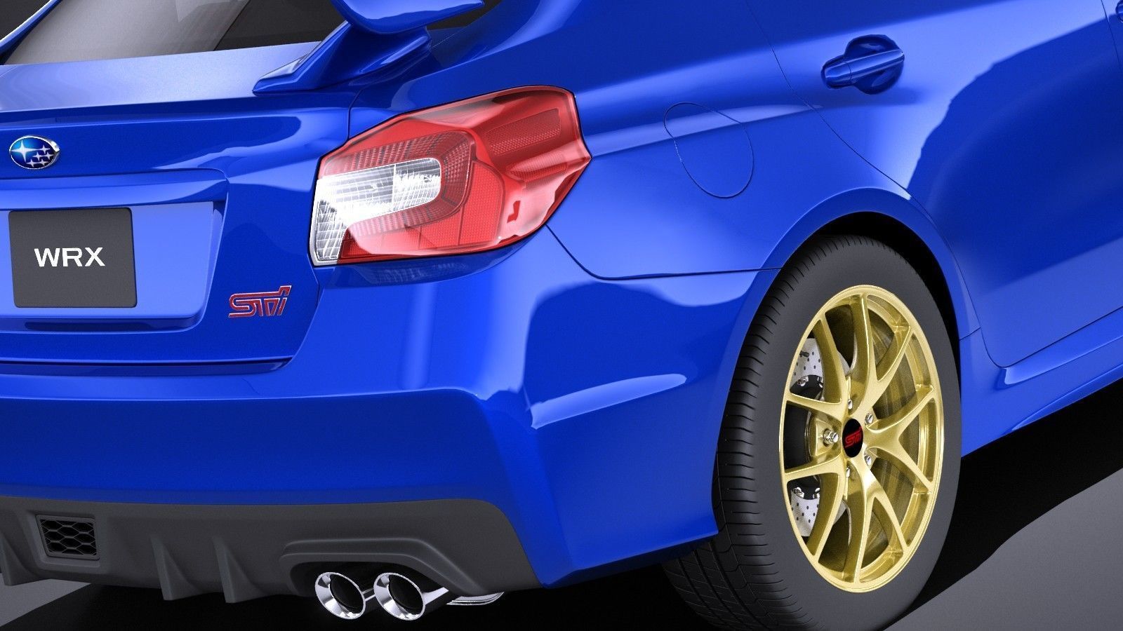 Subaru Impreza WRX STI 2015 VRAY 3D model_3