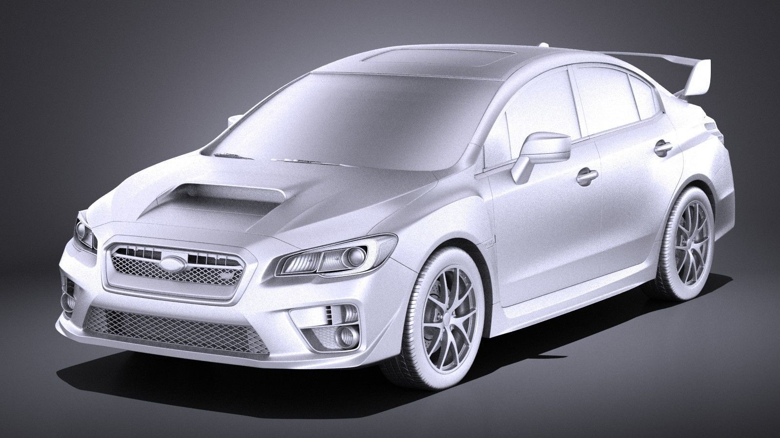 Subaru Impreza WRX STI 2015 VRAY 3D model_8
