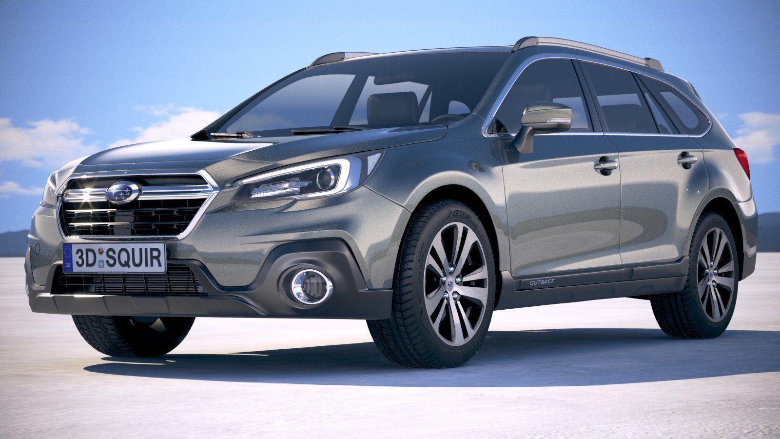 Subaru Outback EU 2019 3D model_12