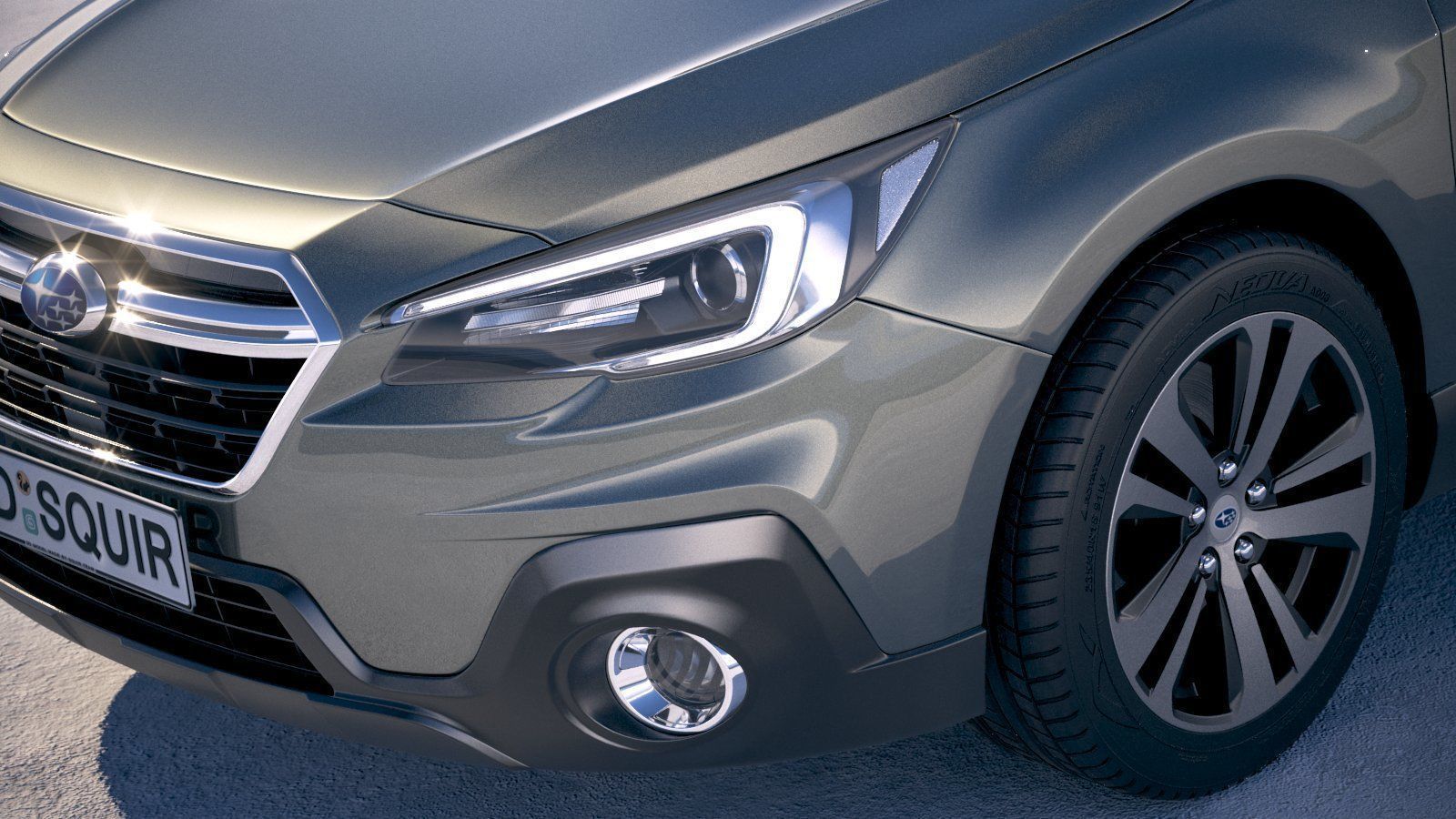 Subaru Outback EU 2019 3D model_2