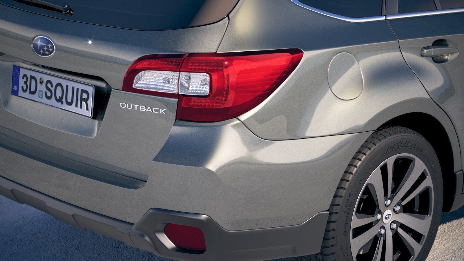 Subaru Outback EU 2019 3D model_3