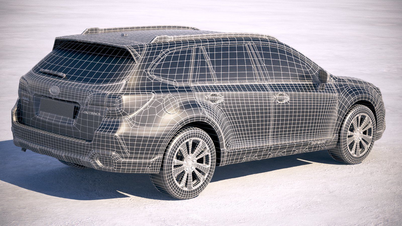 Subaru Outback EU 2019 3D model_20