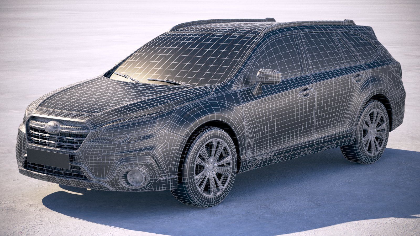 Subaru Outback EU 2019 3D model_19