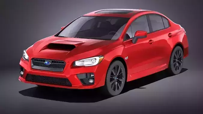 Subaru Impreza WRX 2017 VRAY 3D model