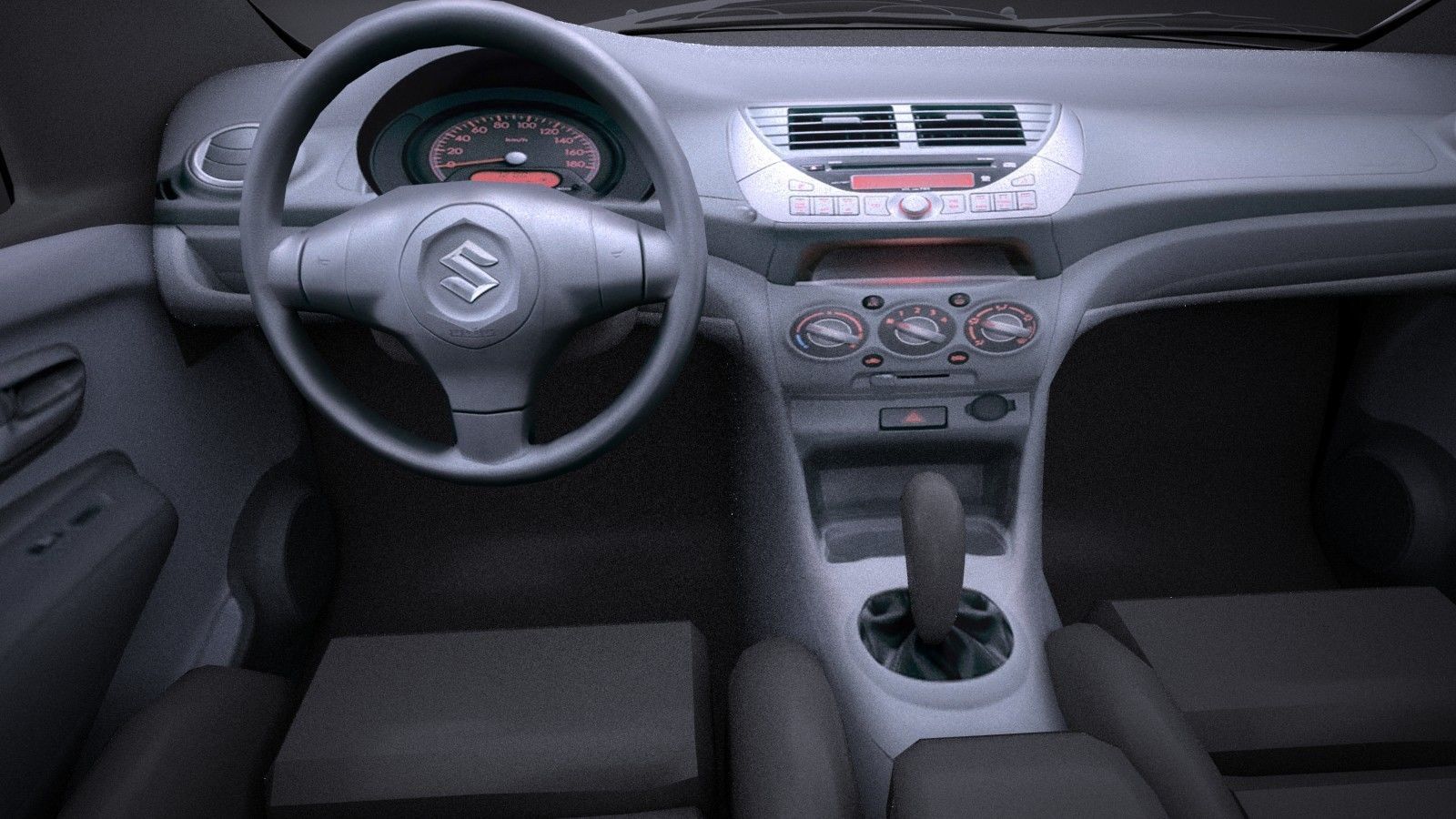 Suzuki Alto GL 2009-2015 VRAY 3D model_8
