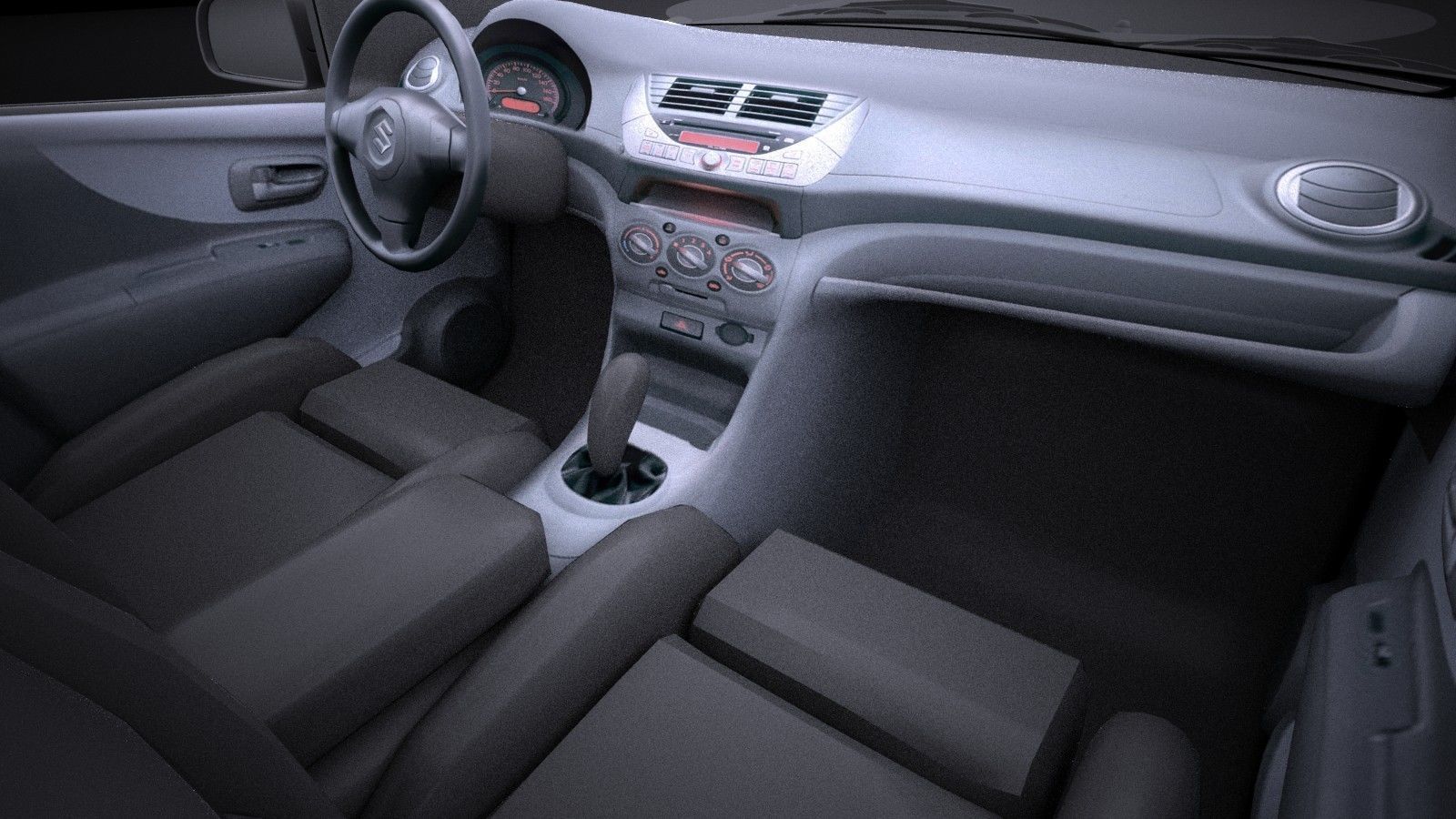 Suzuki Alto GL 2009-2015 VRAY 3D model_9