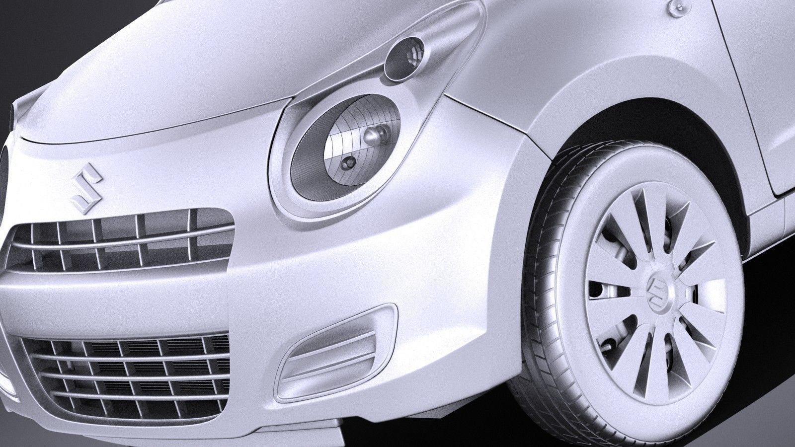Suzuki Alto GL 2009-2015 VRAY 3D model_12