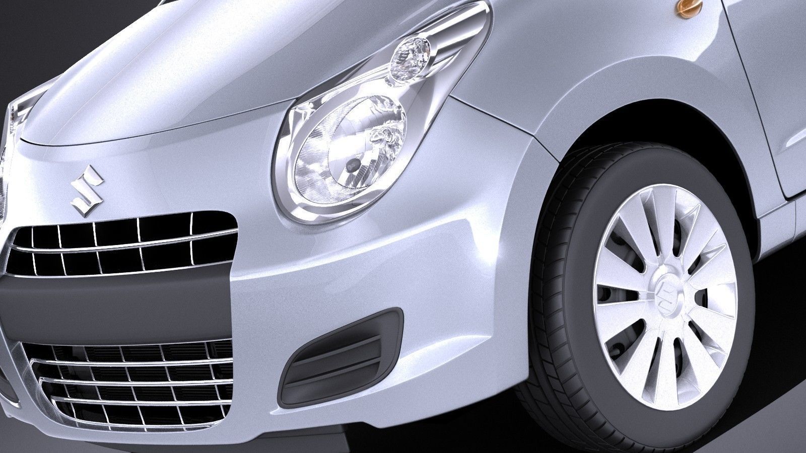 Suzuki Alto GL 2009-2015 VRAY 3D model_2