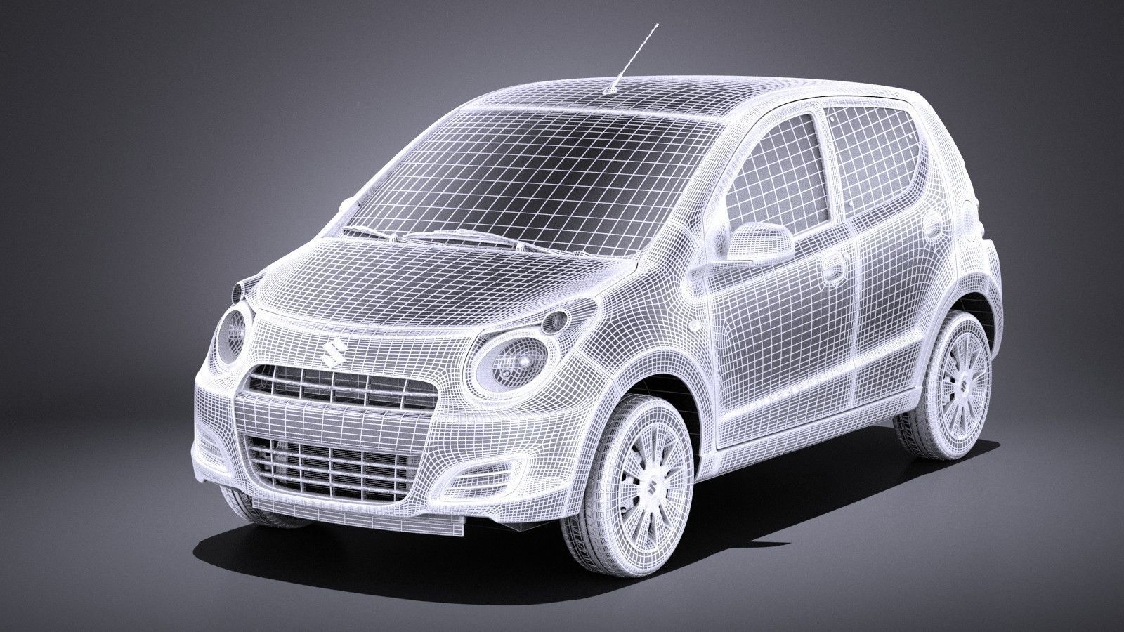 Suzuki Alto GL 2009-2015 VRAY 3D model_15