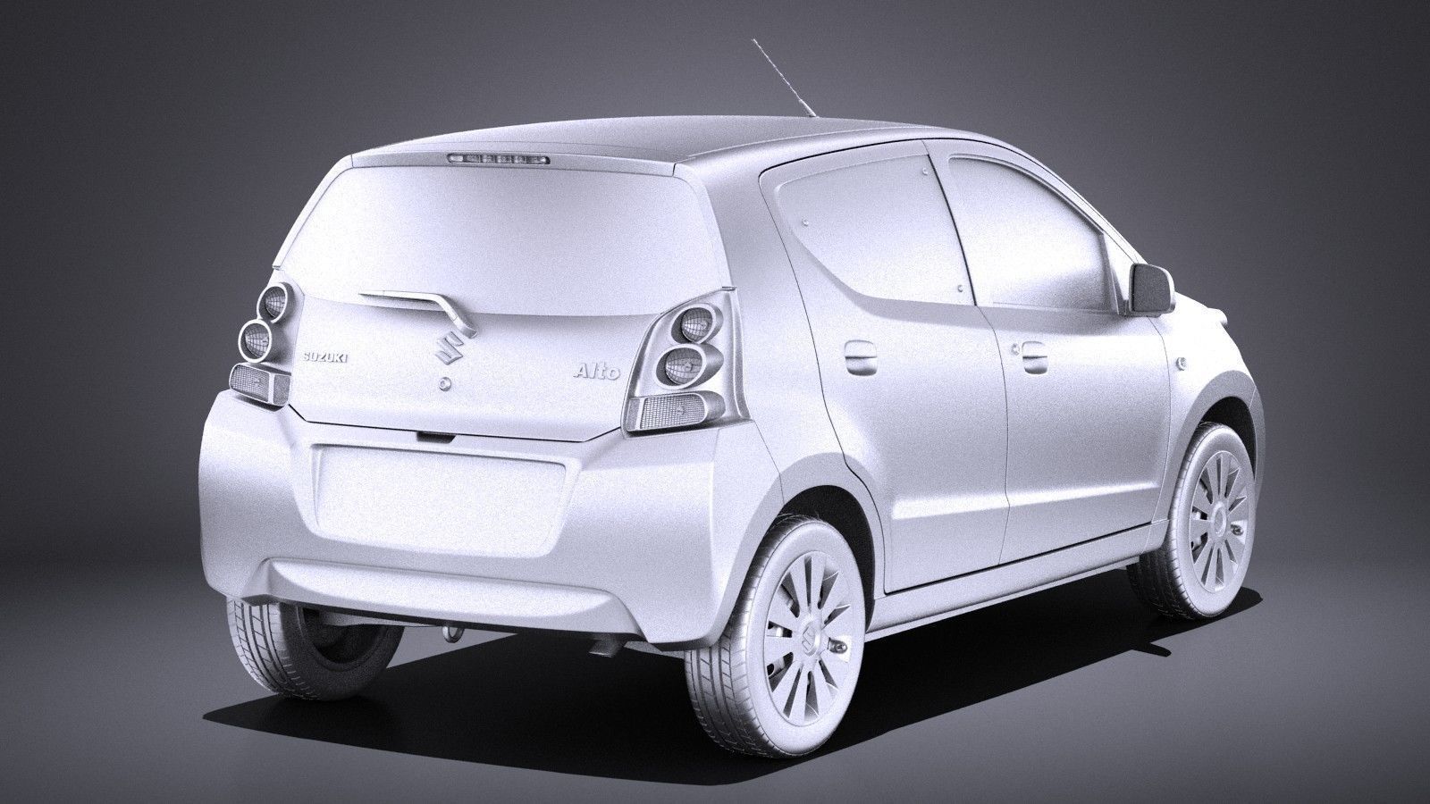 Suzuki Alto GL 2009-2015 VRAY 3D model_14