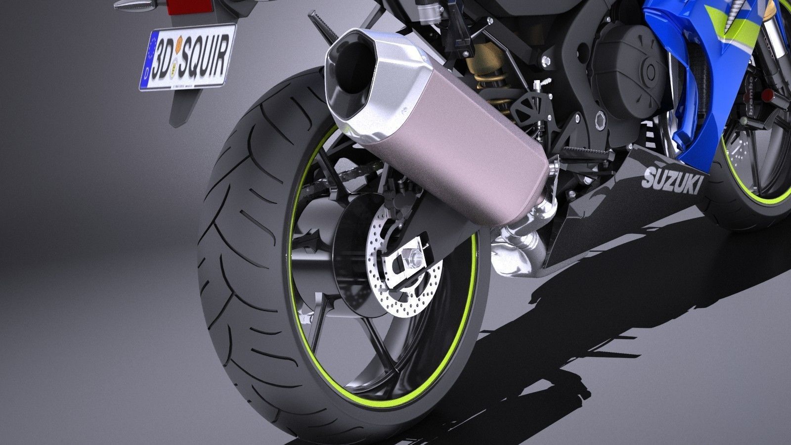 Suzuki GSX-R1000 2017 VRAY 3D model_3