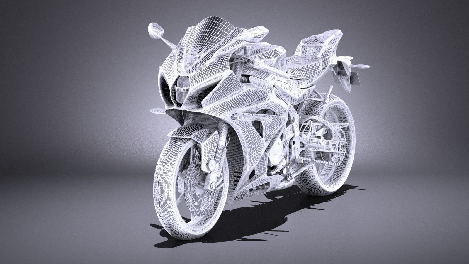 Suzuki GSX-R1000 2017 VRAY 3D model_12