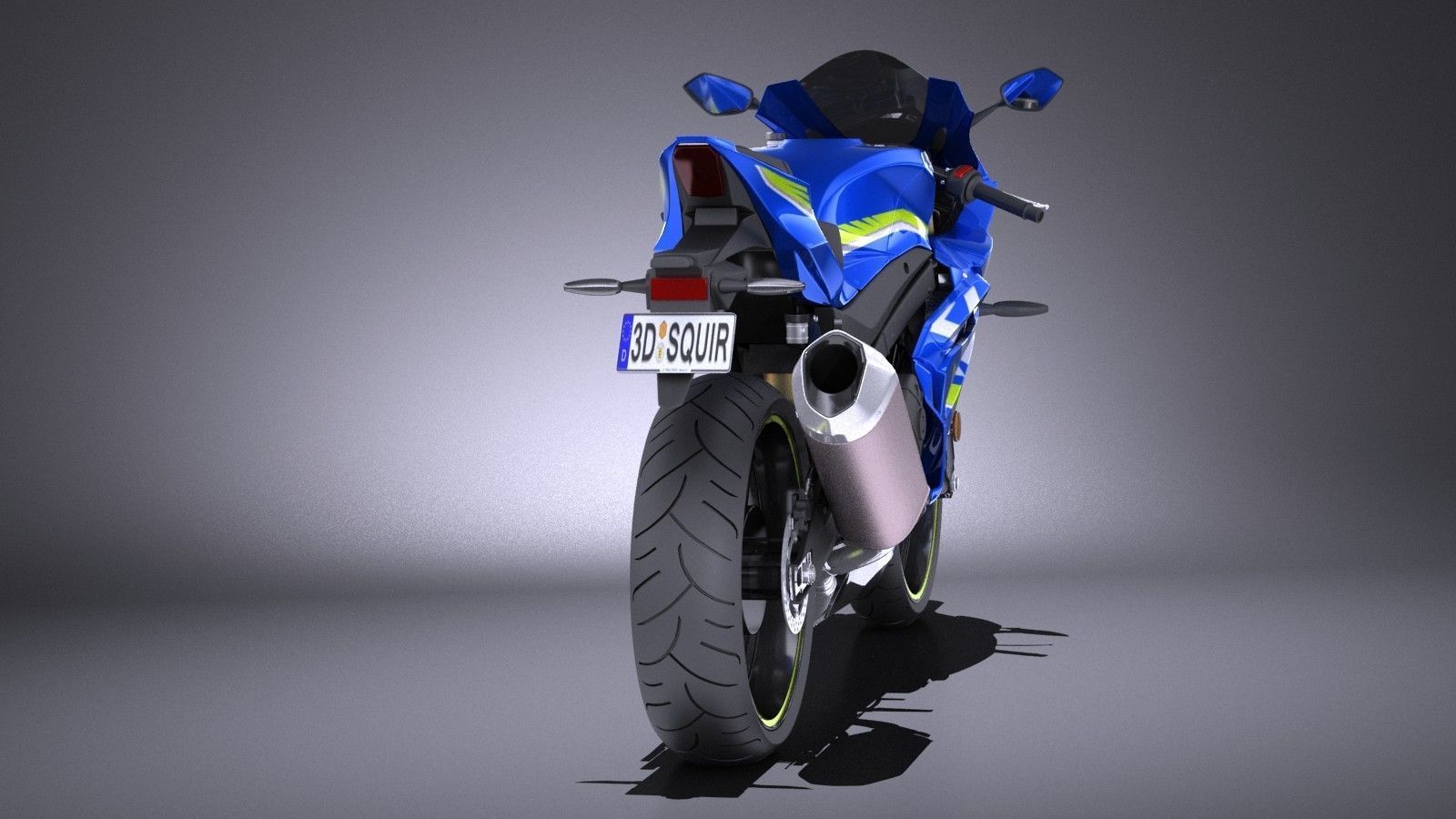 Suzuki GSX-R1000 2017 VRAY 3D model_4