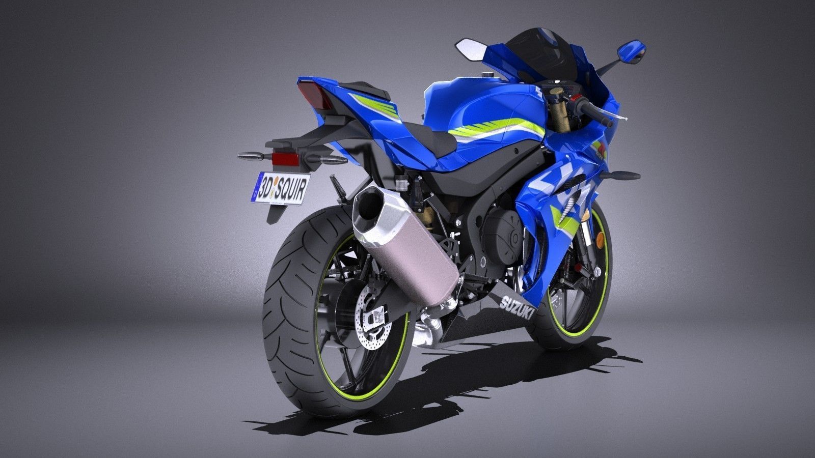Suzuki GSX-R1000 2017 VRAY 3D model_5