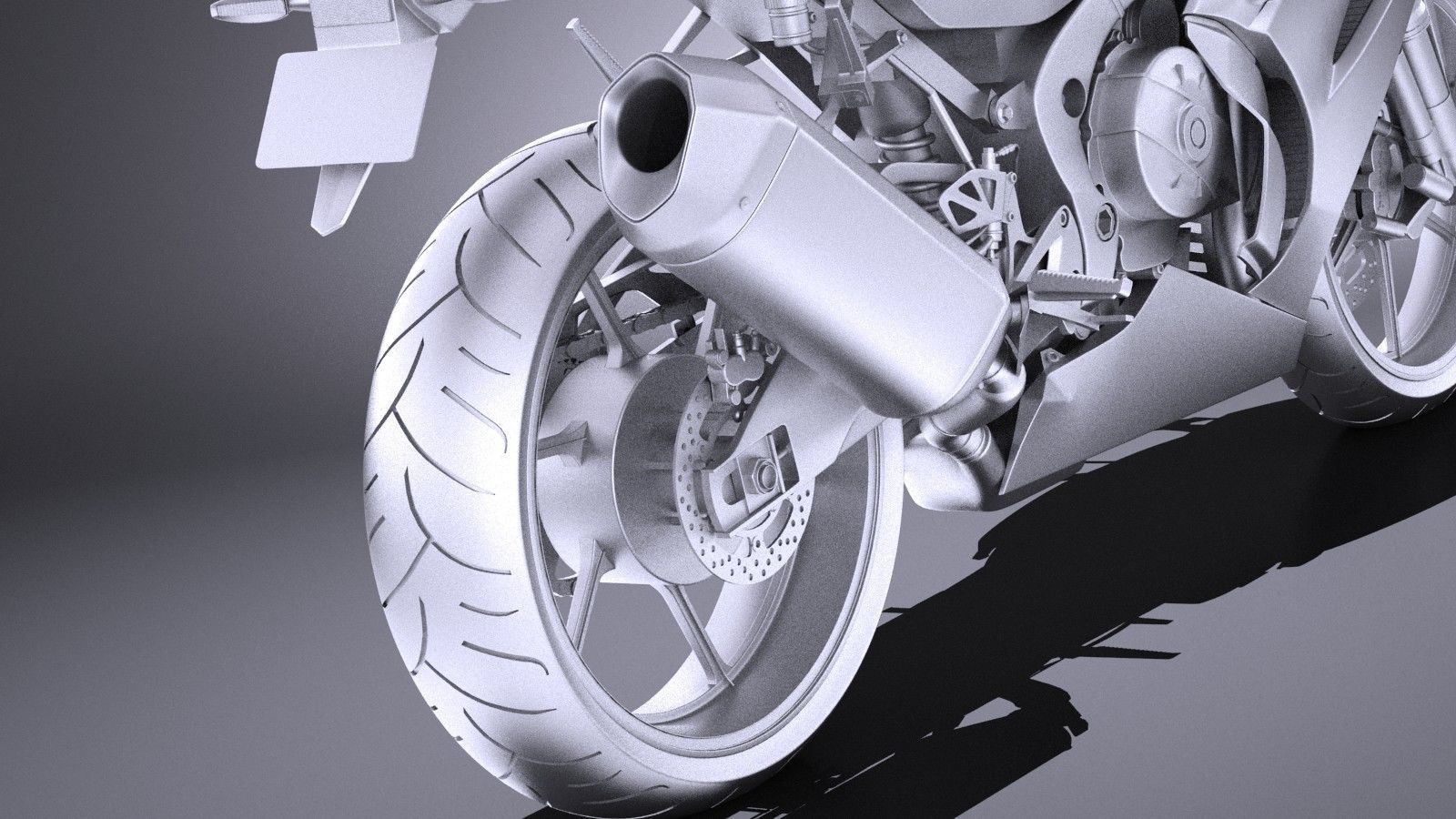 Suzuki GSX-R1000 2017 VRAY 3D model_10