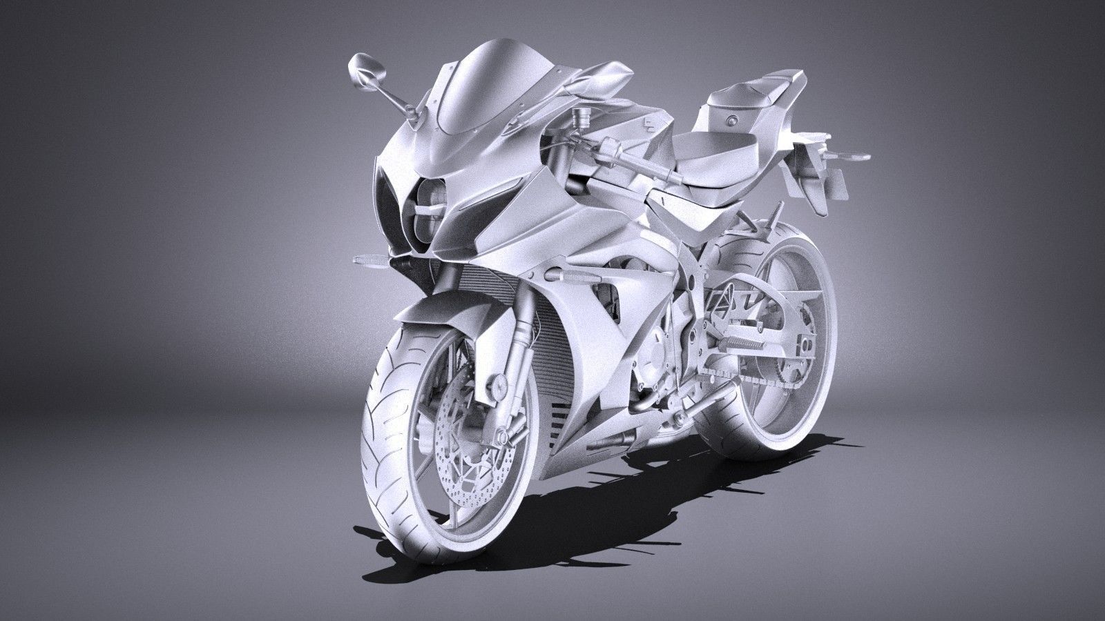 Suzuki GSX-R1000 2017 VRAY 3D model_8
