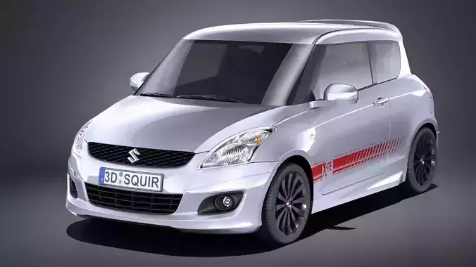 Suzuki Swift X-ITE 2015 VRAY 3D model