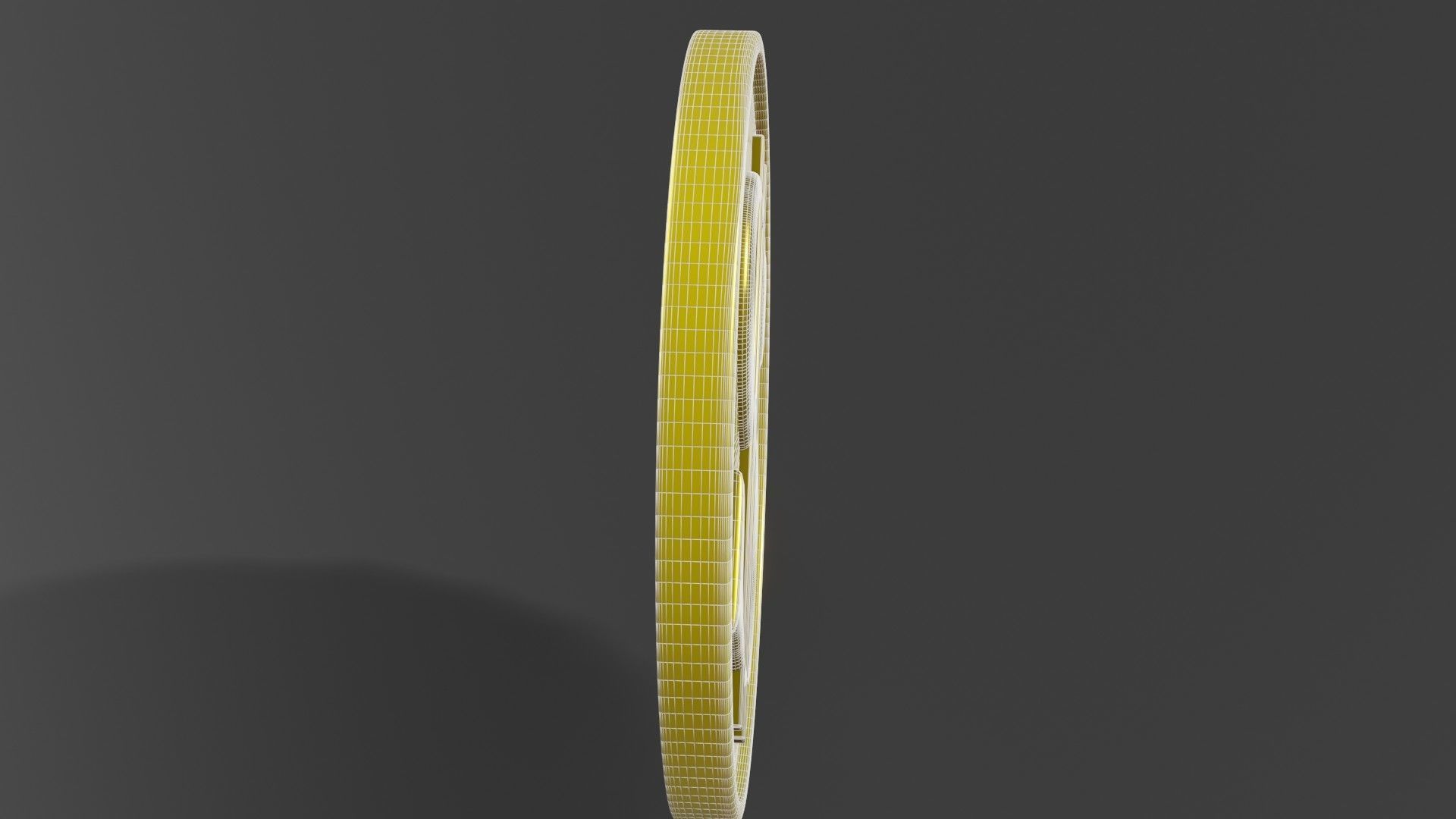 Coin 3D model metal ring 3D model_47