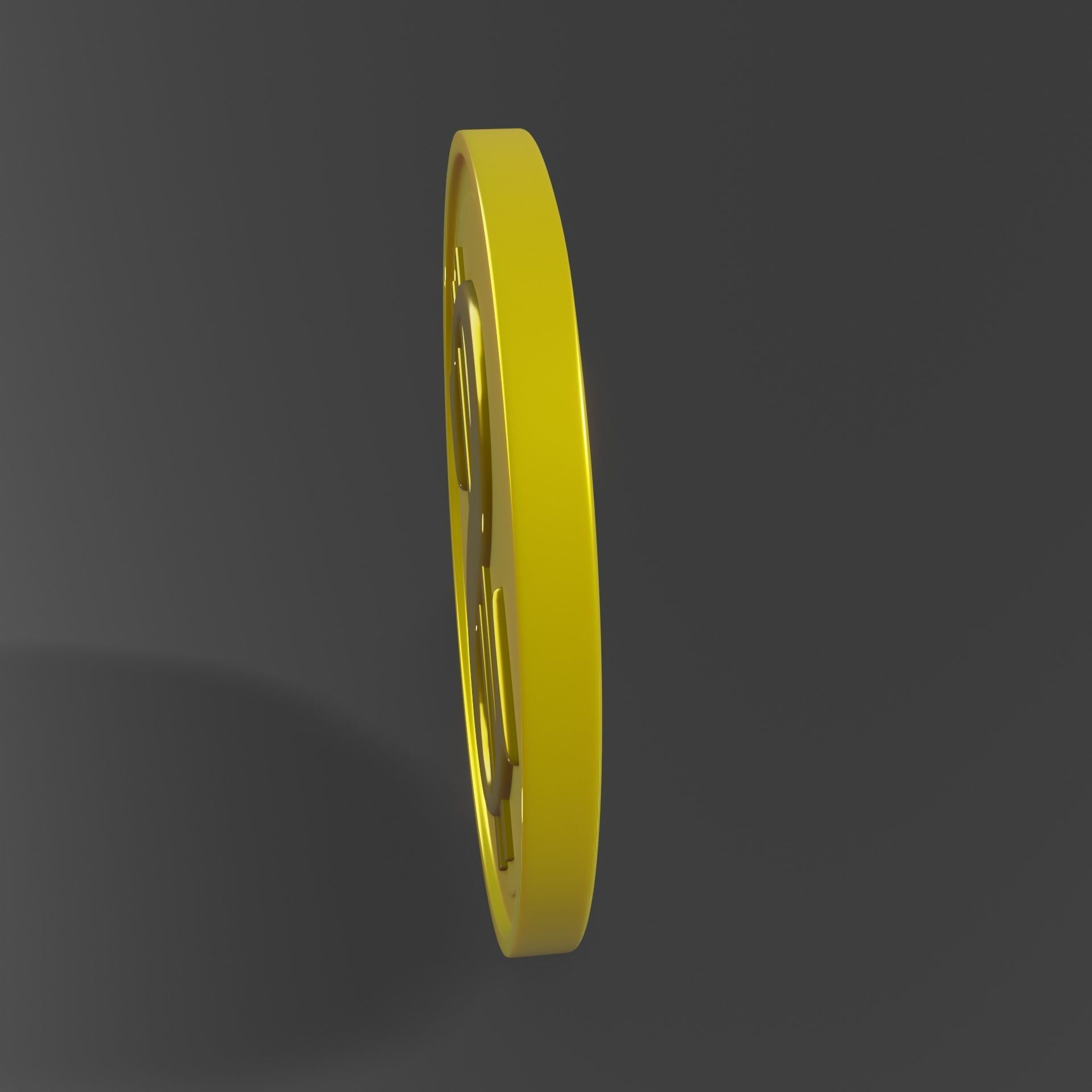 Coin 3D model metal ring 3D model_32