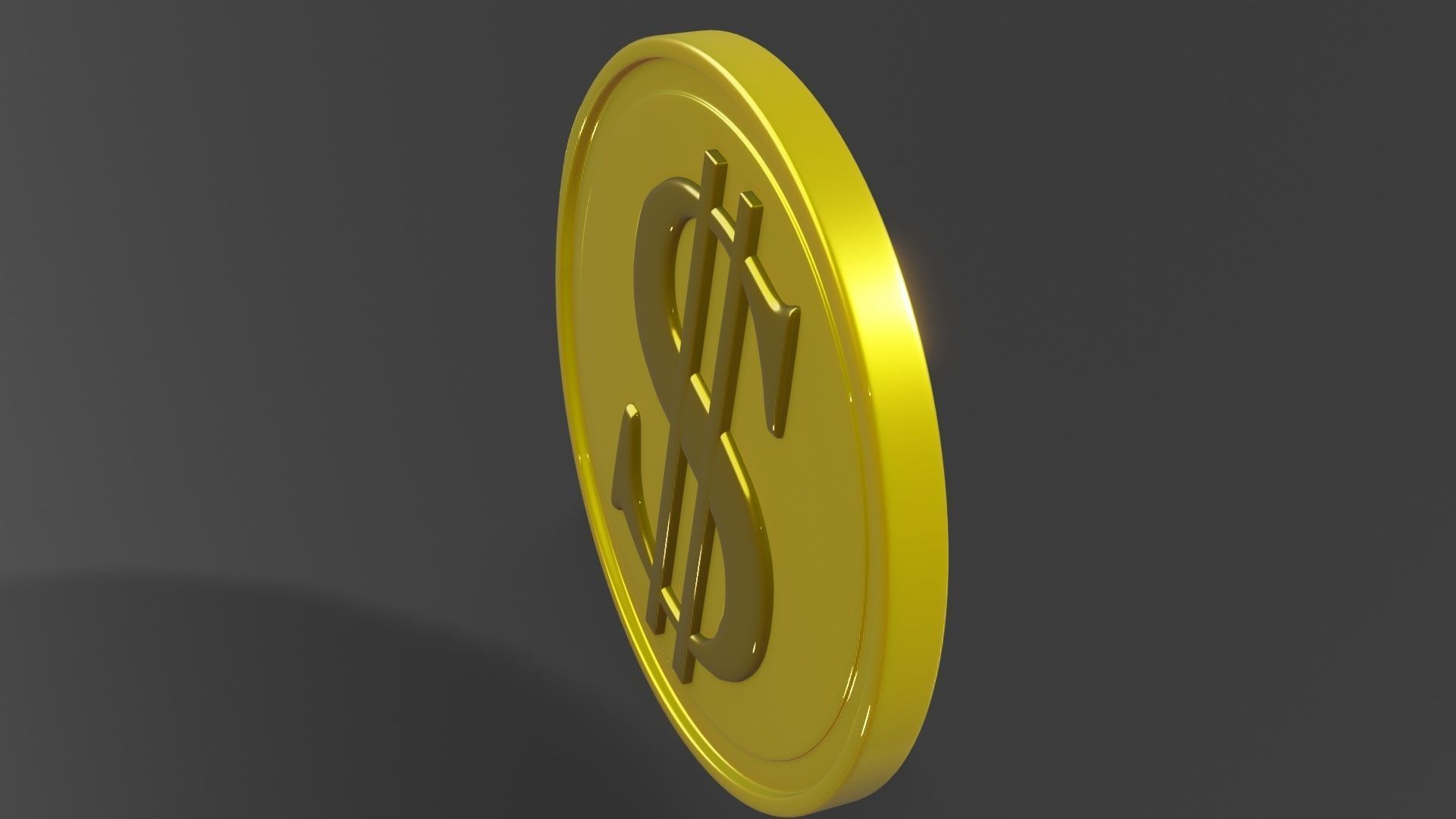 Coin 3D model metal ring 3D model_20