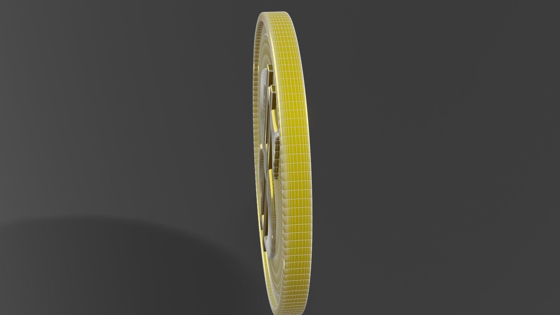 Coin 3D model metal ring 3D model_50