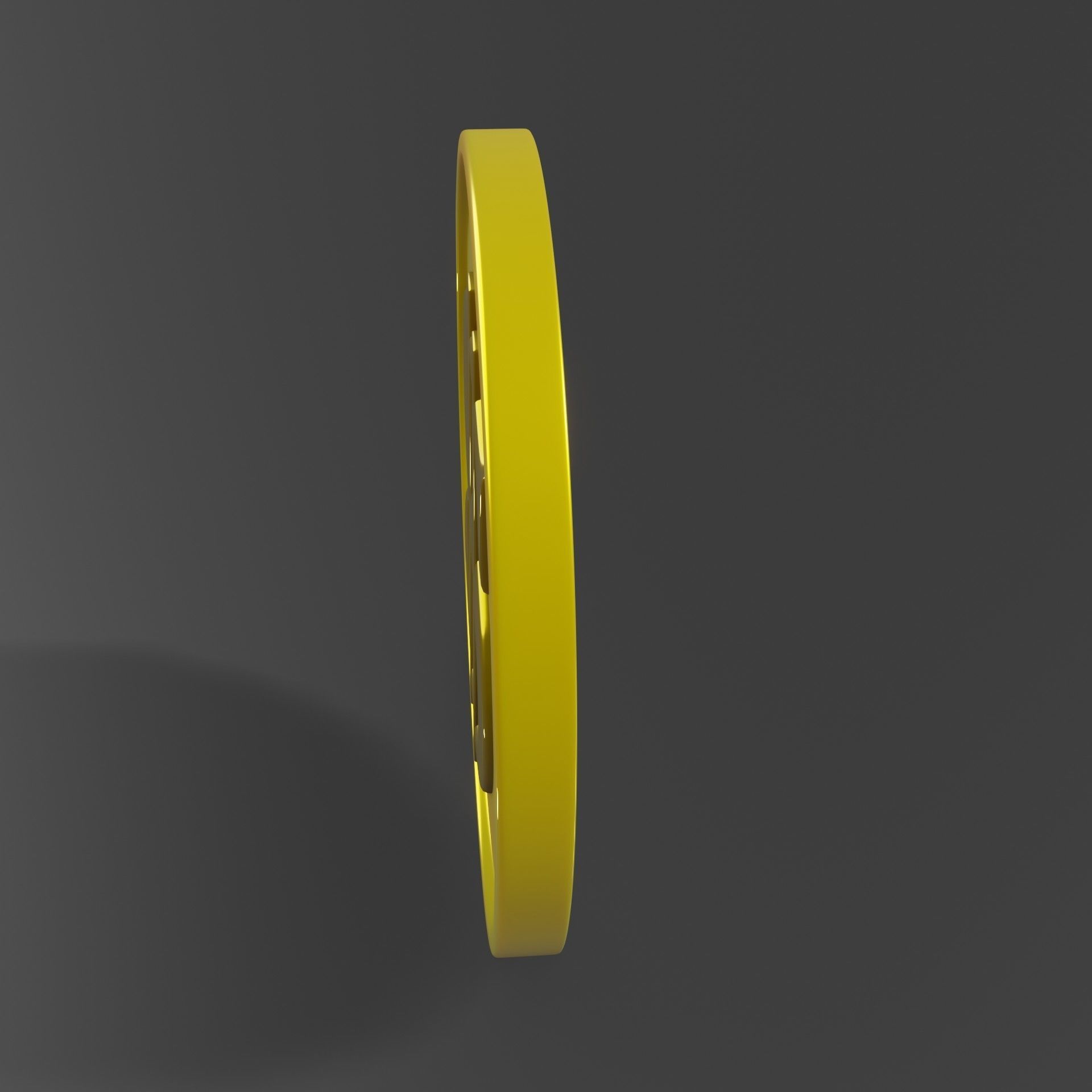 Coin 3D model metal ring 3D model_39