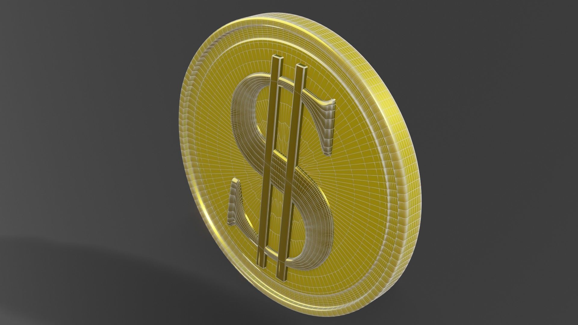 Coin 3D model metal ring 3D model_51