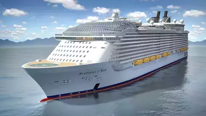 Symphony Of The Seas cruise ship 3D model