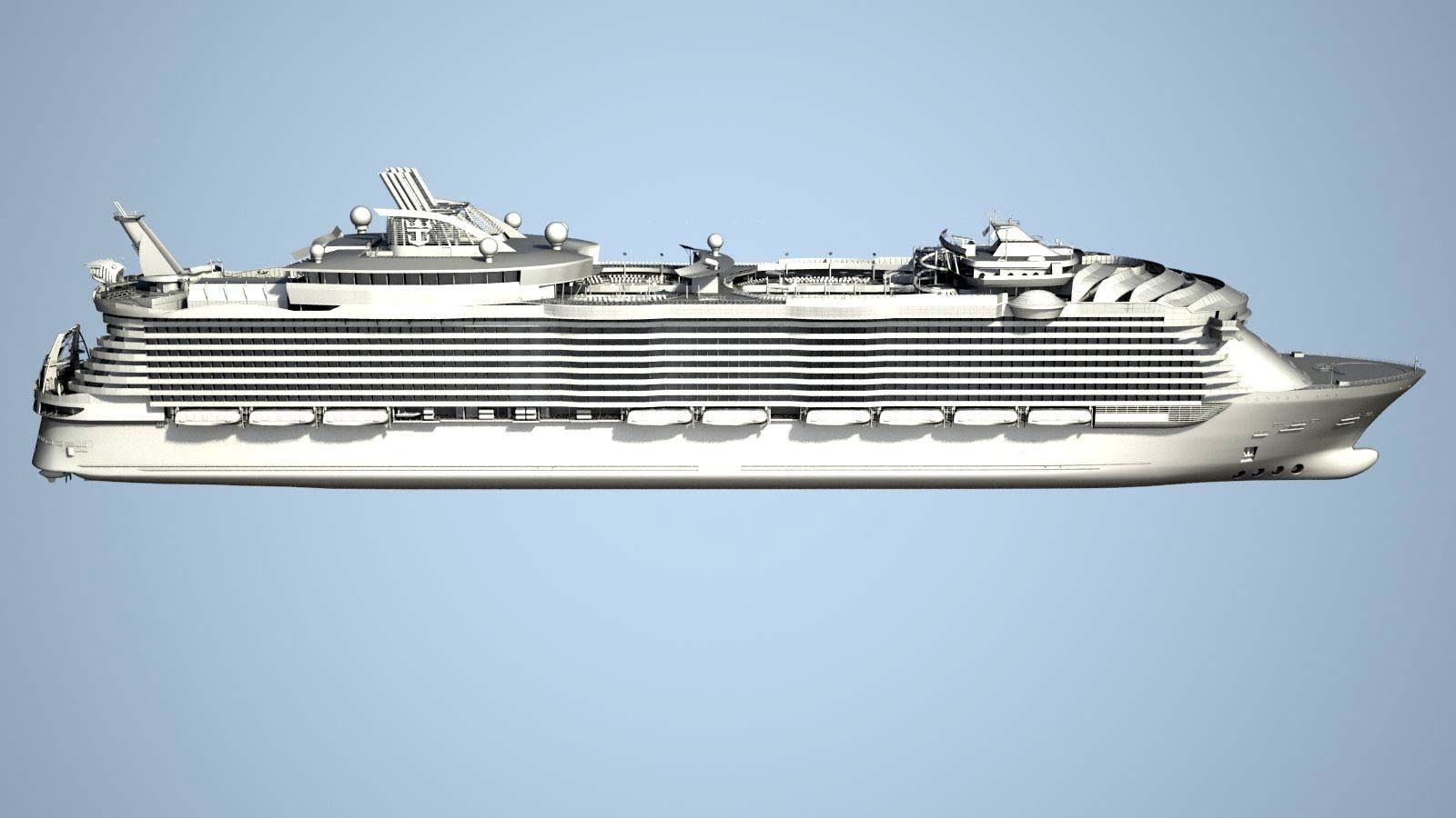 Symphony Of The Seas cruise ship 3D model_17