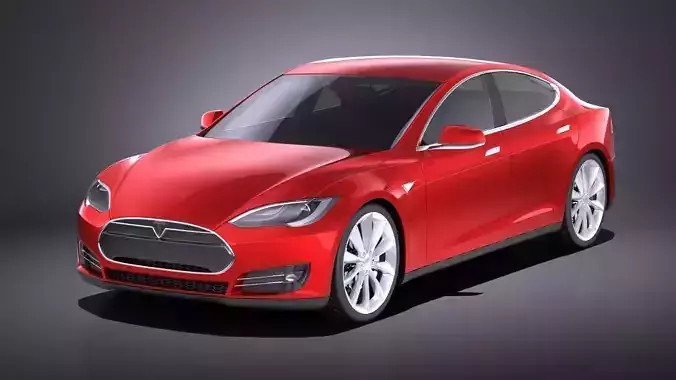 Tesla Model S 2015 VRAY 3D model