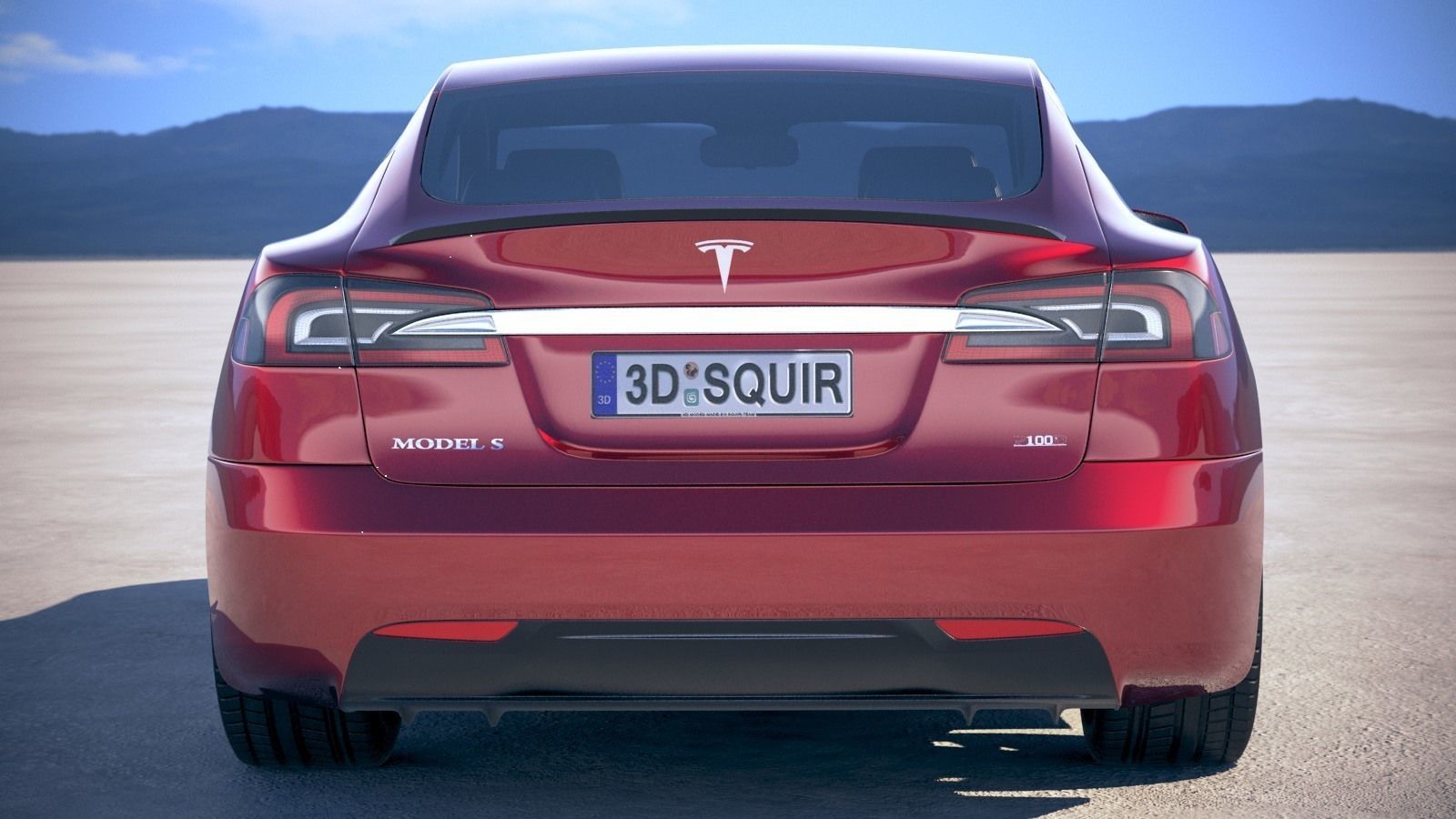 Tesla Model S P100D 2018 3D model_10