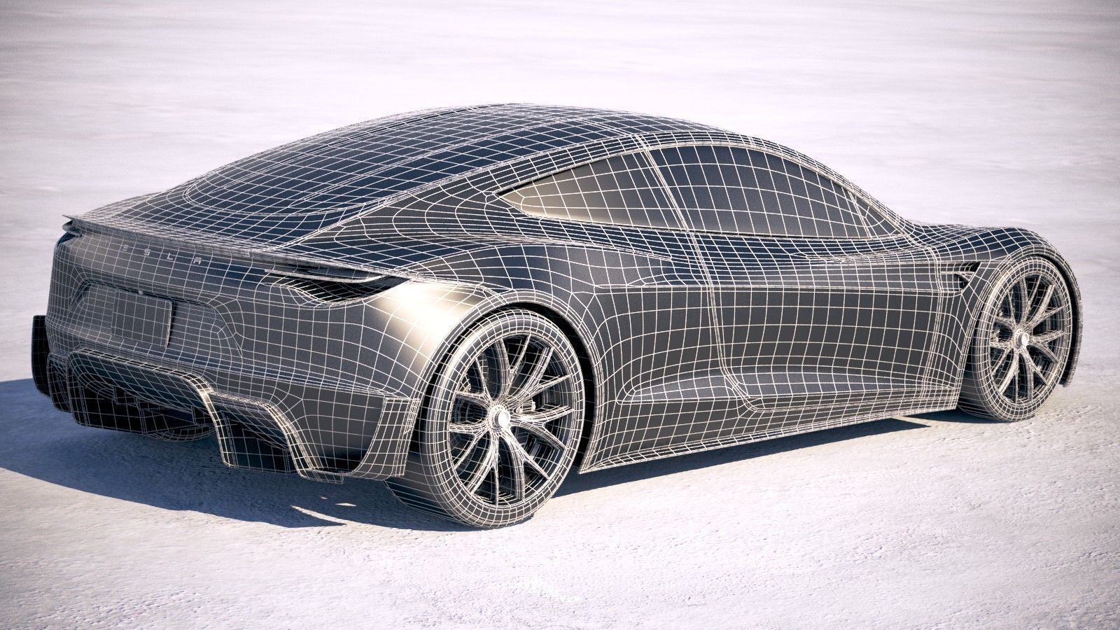 Tesla Roadster 2020 3D model_20