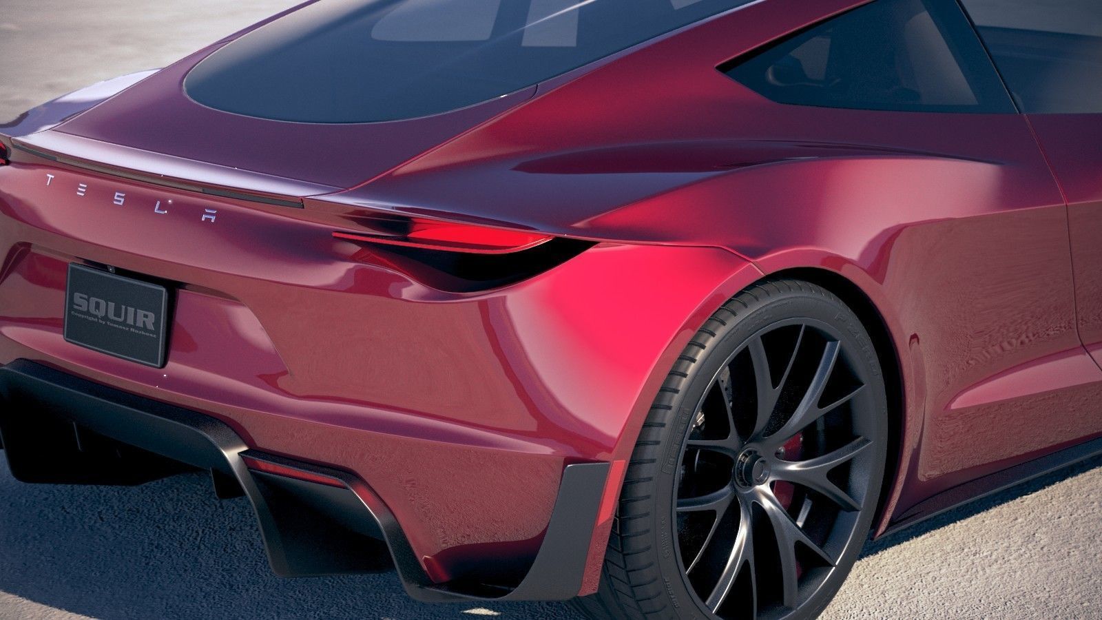 Tesla Roadster 2020 3D model_3