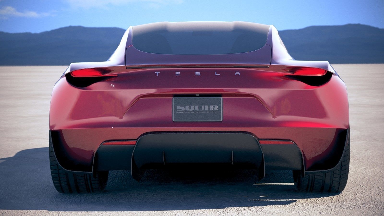 Tesla Roadster 2020 3D model_10