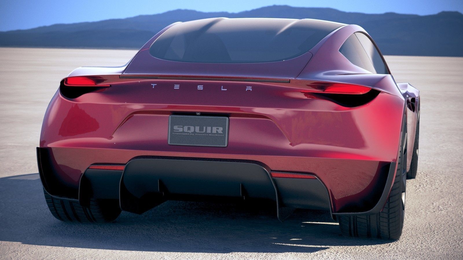Tesla Roadster 2020 3D model_5