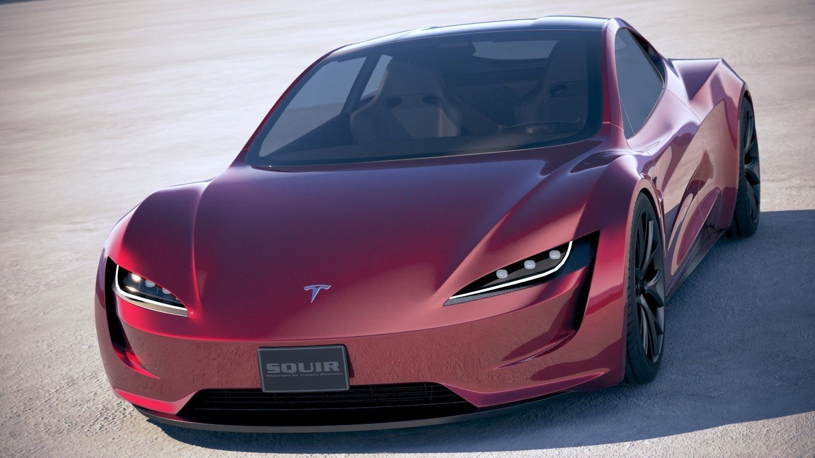 Tesla Roadster 2020 3D model_1