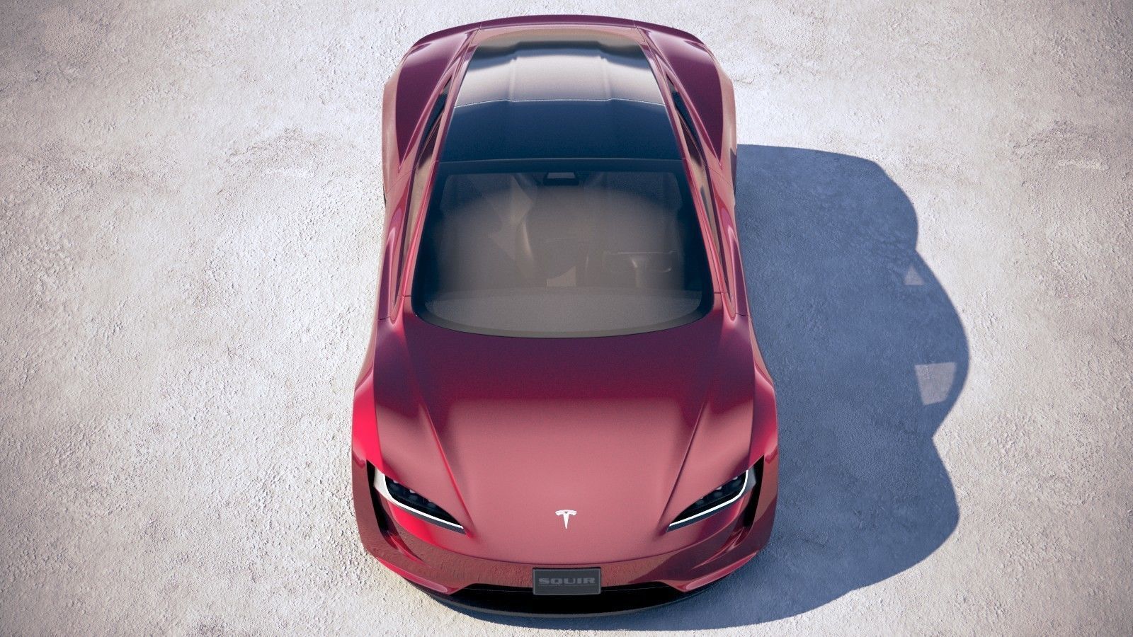 Tesla Roadster 2020 3D model_8